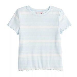 Girls  SO Lettuce Edge Tiny Tee - L (10/12)